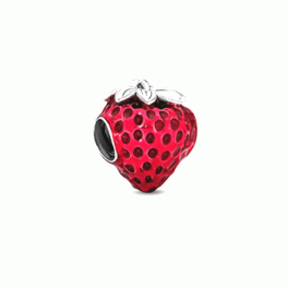 strawberry Enamel Charm DOK9751